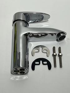 Grifo <span class=keywords><strong>de</strong></span> lavabo Válvula Cartucho Estilo Aleación <span class=keywords><strong>de</strong></span> zinc Montado en cubierta Orificio único Cerámica Moderna 35MM Latón Español Apartamento contemporáneo - Product Image 5