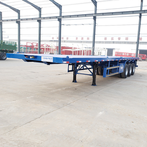 Semirremolque de Plataforma de 3 Ejes Chengda para Transporte de Contenedores de 20/40 Pies en Puertos - Product Image 1