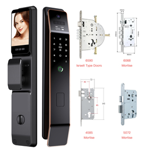 Serratura del palmo completamente automatica per riconoscimento facciale impronta digitale biometrica Tuya interfono Video Wifi Smart Lock - Product Image 6