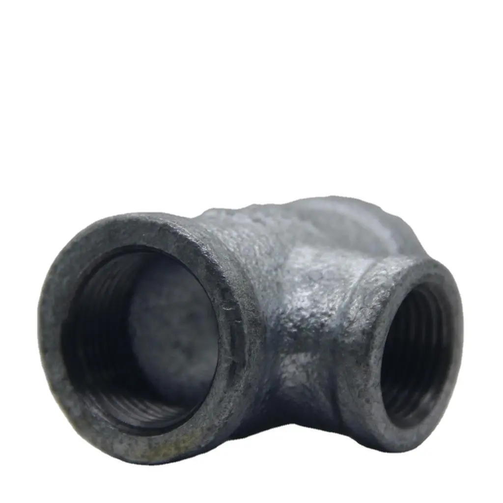Dövülebilir demir t borusu parçaları tee azaltılması 3/4*1/2 inç tüp boru montaj yangın söndürme sistemi sıhhi tesisat malzemesi için kullanın