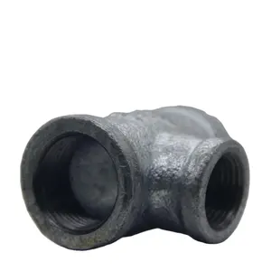 Malleable iron tee pipe fittings reducing tee 3/4*1/2 inch tube pipe fitting use for fire fighting system plumbing material