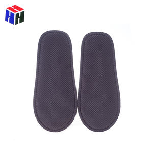 Langlebig Komfortabel Einweg Hotel <span class=keywords><strong>Slipper</strong></span> Benutzer definiertes Logo EVA Sohle Anti Slip Schwarze Hausschuhe für Home Travel <span class=keywords><strong>Spa</strong></span> - Product Image 5