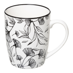 Tasse florale avec anse en porcelaine 34 cl assortie - Product Image 1