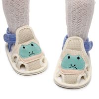 Sandales d'été pour tout-petits, chaussures de marche pour bébés, mignonnes, respirantes, respectueuses de la peau, semelles souples, chaussures pour nourrissons en stock, vente en gros