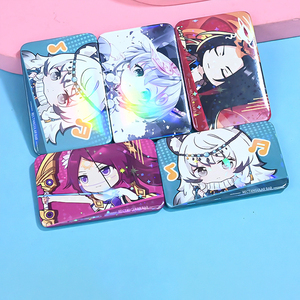Tùy Chỉnh Cá Nhân Biểu Tượng Hình Chữ Nhật 6*4Cm Holographic Cầu Vồng Tin Huy Hiệu Nút - Product Image 3