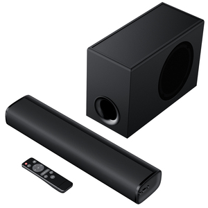 Barres de son pour téléviseur avec caisson de basses 2.1, son profond, petite barre de son, haut-parleur de moniteur, système de son surround pour cinéma maison - Product Image 1