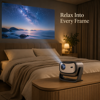 Veacine T6PLUS Produit intelligent Mini projecteur portable LED 1080P Support Home cinéma 230 ANSI Lumens 8G WiFi6 Mise au point