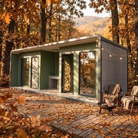 Toilettes Capsule Modernes Modulaires Cabine Sanitaire Publique Panneau Aluminium Double Vasque pour Événements Extérieurs DB-0210