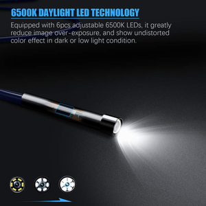 Cámara endoscópica industrial 4,3 pulgadas 1080P pantalla LCD 5,5mm 6 luces LED Micro inspección boroscopio <span class=keywords><strong>IP67</strong></span> Cámara impermeable PQ305 - Product Image 5