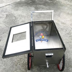 Carrito de Helados Grande de Empuje Manual Estilo Americano, Casa de Juegos, Carrito de Juguete para Niños, Divertido y Educativo, Andador para Bebés - Product Image 6