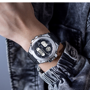 Nouvelle montre numérique de randonnée pour homme, multifonctionnelle, lumineuse et chronographe - Product Image 4