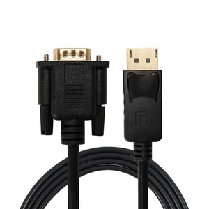 Factory Sales DP to <strong>VGA</strong> Audio &amp; Video Cables Gold Plated 1.8M 6FT 1080P <strong>Displayport</strong> <strong>VGA</strong> Converter <strong>Adapter</strong> - Product Image 6