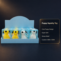 Jouets Squishy Mignons en Forme de Chiot, Matériel Souple à Presser, Anti-Stress, Personnalisables OEM ODM pour Bureau