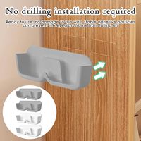 Zonnebrilorganizer Opbergrek Enkellaags ABS Wandgemonteerde brilhouder Hangende keuken Woonkamer Badkamer Ingang