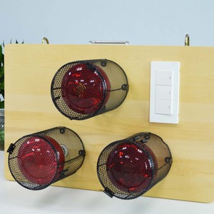 Lámpara de Panel de Terapia de Luz Roja de Madera de Cedro para Tienda de Sauna, Dispositivo de Terapia de Luces Rojas LED Infrarrojas Cercanas de 660nm y 850nm para Belleza Corporal - Product Image 2