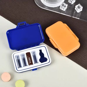 Boîte à médicaments portable avec compartiments, conception scellée pour les médicaments d'urgence, utilisation par les personnes âgées - Product Image 4