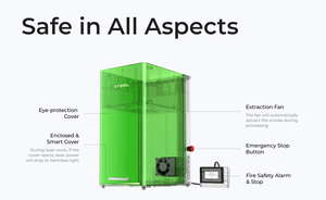 Máquina Cortadora y Grabadora Láser Ultrarrápida Dual <span class=keywords><strong>de</strong></span> Fibra y Diodo XTool <span class=keywords><strong>F1</strong></span> Ultra 20W para Metal y Madera con Cámara Máquina <span class=keywords><strong>de</strong></span> Grabado 3D - Product Image 4