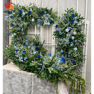SMOOTH Superventas Greenery Royal Blue Arch Decoración Mesa Rosas Corredores de flores artificiales Fabricante - Product Image 2