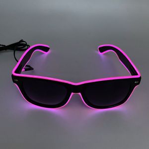 Proveedor al por mayor colorido música activada LED brillante anteojos neón EL alambre <span class=keywords><strong>gafas</strong></span> - Product Image 2