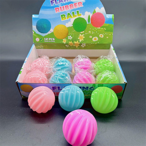 HAPU Factory 7cm TPR Moire <b>Ball</b> <b>LED</b> Light Touch Training Toy for Ages 5+ Unisex Children's Party - Product Image 1