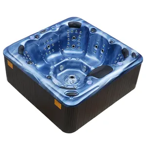 Spa extérieur moderne 7 places avec contrôle Balboa, cadre en acrylique Redetube pour bain à remous - Product Image 6