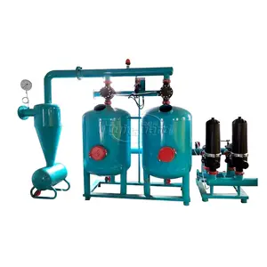 Kualitas tinggi filter cakram penyaring air pertanian sistem penyaring irigasi
