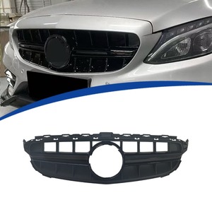 Parrilla Delantera Estilo AMG S C63S, Material ABS, Reemplazo Directo, Compatible con Mercedes Benz Clase C W205 <span class=keywords><strong>2015</strong></span>-2018, Parachoques Original - Product Image 1