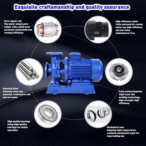 Pompe centrifuge verticale pour pipeline 380 V, résistante aux hautes températures, pour circulation d'eau industrielle - Product Image 3