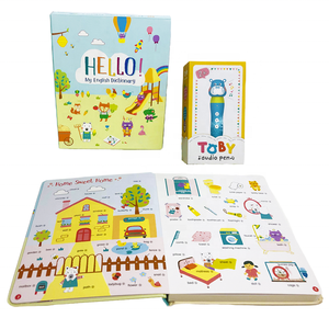 Trẻ Em Tùy Chỉnh Âm Thanh Cuốn Sách Nghe & Tìm Hiểu Âm Thanh Vui Vẻ <span class=keywords><strong>Push</strong></span> Buttons <span class=keywords><strong>Board</strong></span> Cuốn Sách - Product Image 4