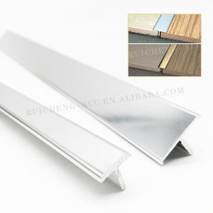 Commercio all'ingrosso Ruicheng Design moderno a forma di T bordo in metallo profili in alluminio profilo di transizione delle piastrelle di lucidatura - Product Image 6