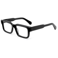 Vente en gros de lunettes de vue rectangulaires en acétate personnalisées avec logo, lunettes de vue pour femmes de haute qualité, monture en acétate, lunettes optiques