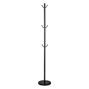 Coat Rack Floor Standing Black And White Simple Style For Bedroom Living Room Clothes Storage - Product Image 2