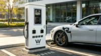 Estación de Carga para Vehículos Eléctricos Wattzing de 400kW CC, Montada en el Suelo, Compatible con los Estándares de Carga Rápida CCS1, CCS2, CHAdeMO y GB/T