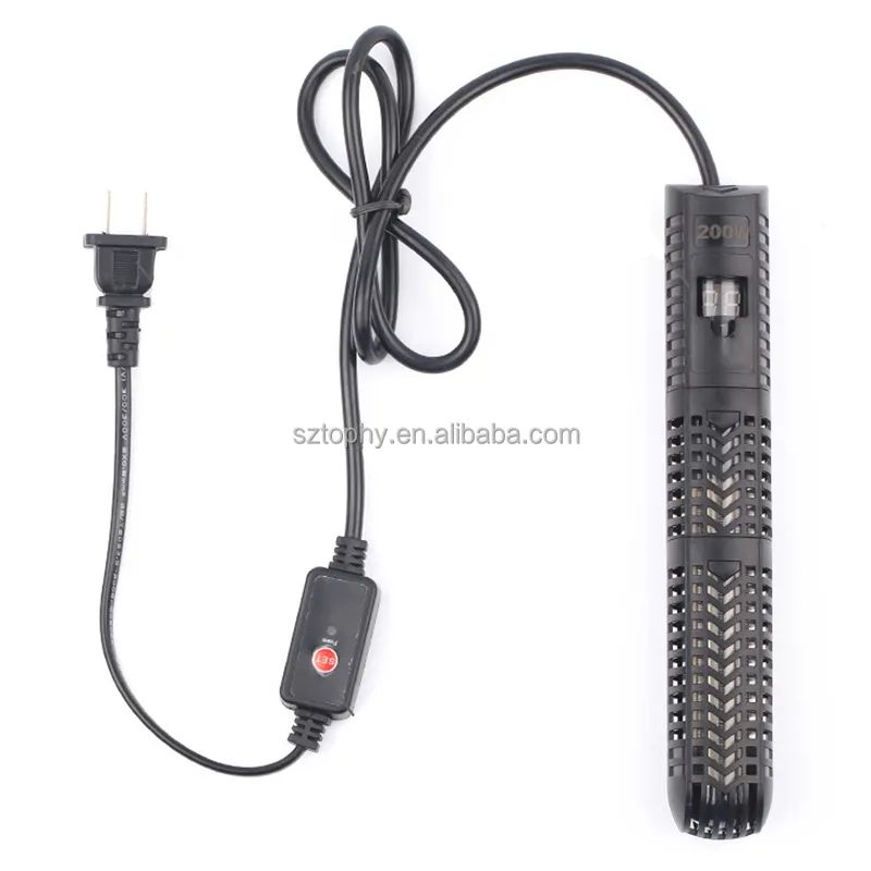 Submersible Aquarium Heater Adjustable with Free Thermometer Suitable for Marine Saltwater and Freshwater Glass Fish Tank Heater