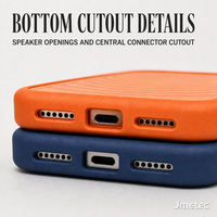 Coque magnétique tendance à texture ondulée pour iPhone 18 Pro Max 17 15 14 13, protection intégrale antichoc de l'appareil photo