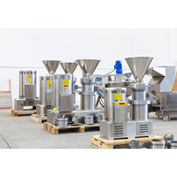 Machine industrielle et commerciale pour le beurre de cacahuète, moulin colloïdal, petite machine de fabrication de tahini, de sauce aux noix et au piment, et de broyage de beurre de cacahuète