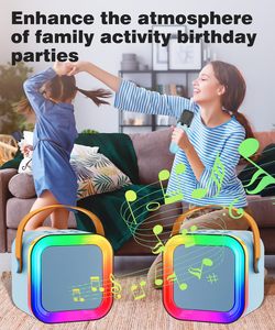 Kid <b>Mini</b> Karaoke Machine-Wireless 5W Portable <b>Speaker</b> with 10m Range Educational Toy for 5-15 Years Unisex <b>Mini</b> Karaoke Machine - Product Image 4
