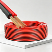 2-adriges 0,3mm²-2,5mm² RVB Flachkabel PVC-isoliert Verzinntes Kupfer LED-Beleuchtungskabel