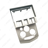 Voiture 9 Pouces Audio Visage Plaque Fascia Cadre Pour Renault Logan 04-07 2Din Grand Écran Radio Stéréo Dash Panel Cadre Kit
