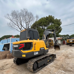 Excavadora Volvo EC60D de Segunda Mano en Buen Estado, Miniexcavadora Volvo EC60 EC60DL Usada con Topadora, Precio Económico en Venta - Product Image 6