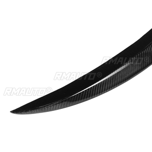 สปอยเลอร์หลังคาร์บอนไฟเบอร์แท้ เคลือบเงา UV-Coating แบบ High Kick P/M4 สำหรับ BMW E90 2006-2011 M3 328i - Product Image 4