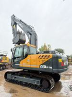 Excavatrice d'occasion Hyundai Robex220LC-9S d'origine coréenne, 22t, excavatrice sur chenilles Hyundai 220-9S, excavatrice d'occasion à vendre