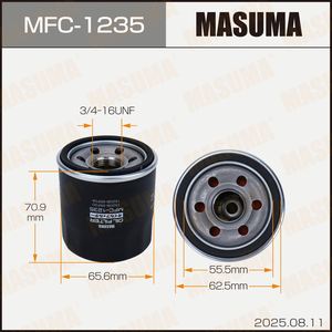 Filtro de Aceite de Motor MASUMA MFC-1235 AY100-NS004 15208-5758R 16510-50Z00 para Hyundai, INFINITI e Isuzu - Product Image 2