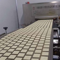 Machine à biscuits mous Petite ligne de production de gaufrettes Mini biscuits aux noix Sandwich sablé Moulage rotatif pour boulangerie