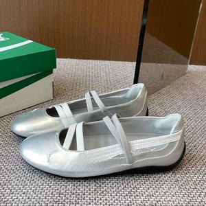 <span class=keywords><strong>Ballerine</strong></span> Mary Jane Multicolore da Donna - Scarpe in Camoscio <span class=keywords><strong>con</strong></span> <span class=keywords><strong>Cinturino</strong></span> Incrociato per Uso Quotidiano e Ufficio - Product Image 4