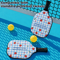 Housse de raquette de pickleball en néoprène à impression intégrale, motif personnalisé, étui de protection, marque privée, fabricant OEM