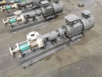 Pompe à cavité progressive ZJWOG G20-2 en acier inoxydable/fer fonte avec moteur à fréquence variable et contrôle entièrement automatique pour les eaux usées