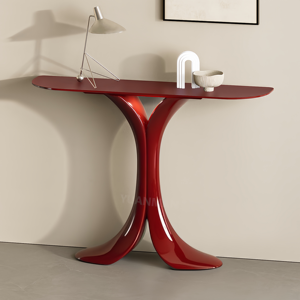 <span class=keywords><strong>Dolphin</strong></span> Table de <span class=keywords><strong>console</strong></span> design haut de gamme Dalle de roche de luxe Entrée Salon moderne Villa Couloir Table de roche de style rock - Product Image 1