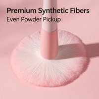 Ensemble de 12 pinceaux de maquillage roses, poils synthétiques doux, pinceaux pour le visage et les yeux, pinceaux pour l'ombre à paupières - Outils de beauté, maquillage