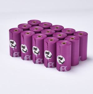 Sacs à déjections canines biodégradables personnalisés de haute qualité, écologiques, à logo personnalisé, imprimés pour chiens, vente chaude - Product Image 2